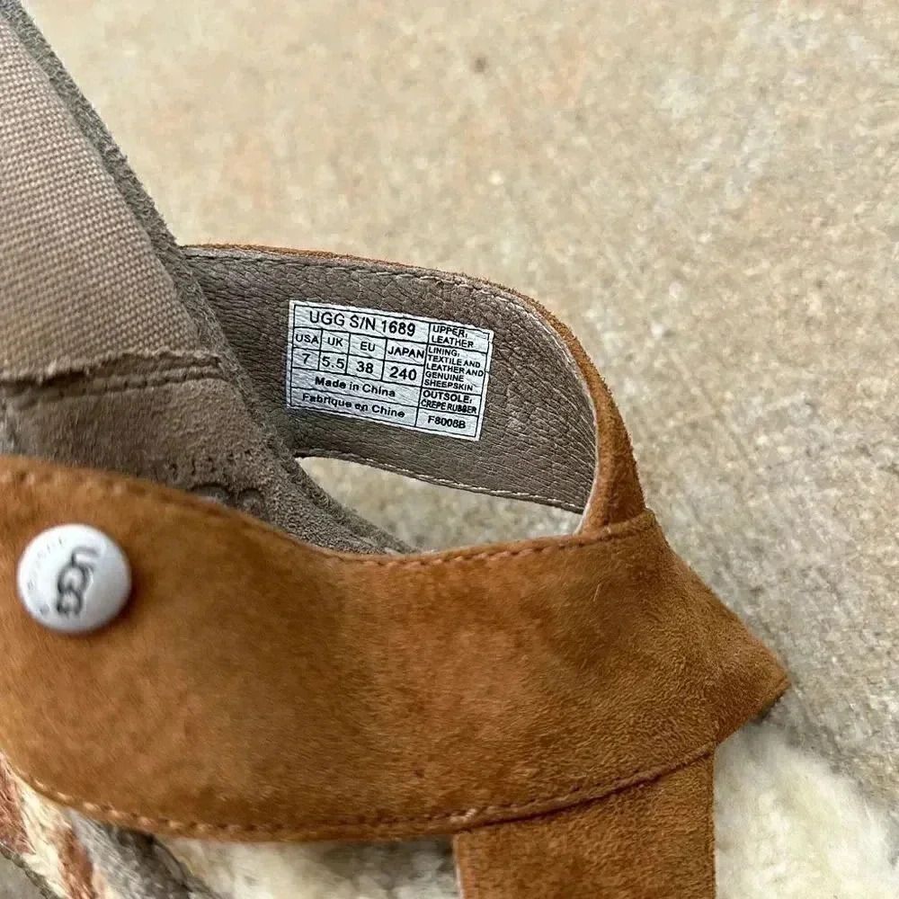 UGG Margott 1689 Suede Wedge Espadrilles - Picture 11 of 13